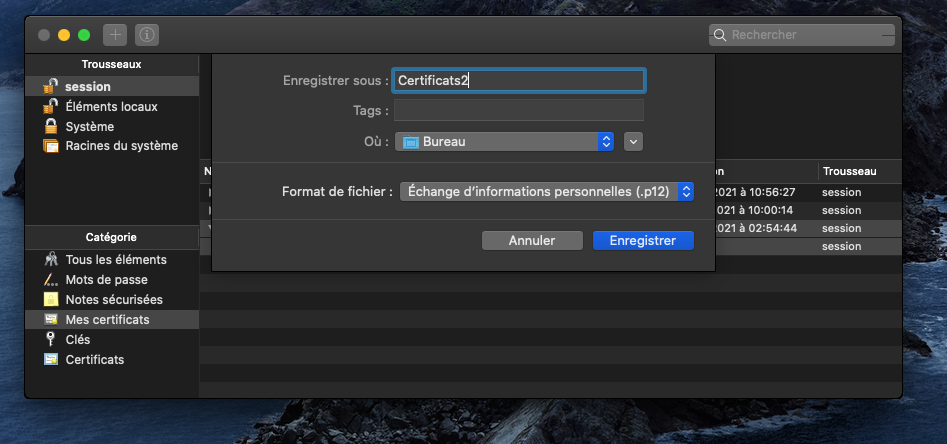 apple ios generation application ipa certificat p12 provision