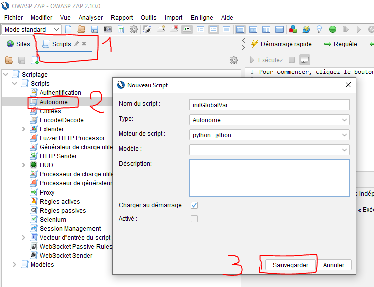 create standalone script
