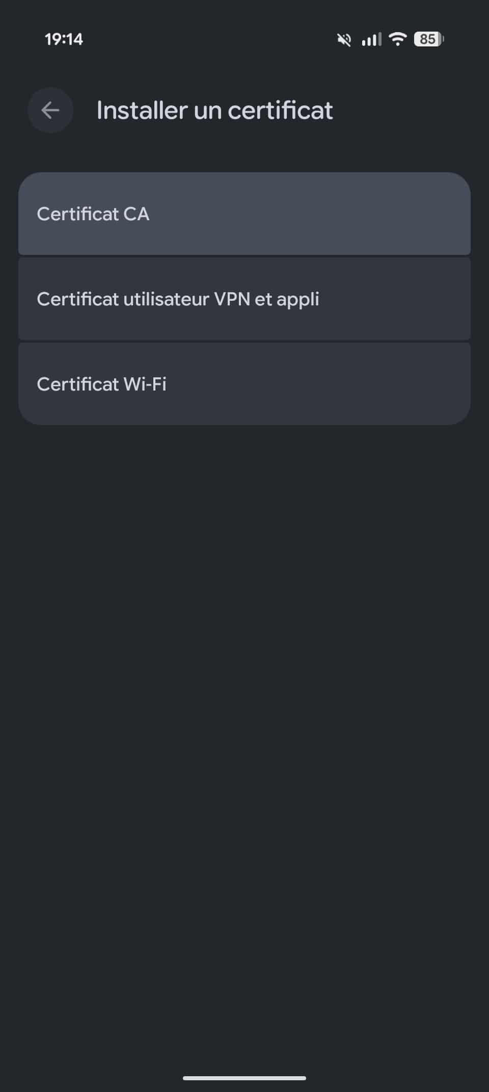 android-install-root-ca-certificate