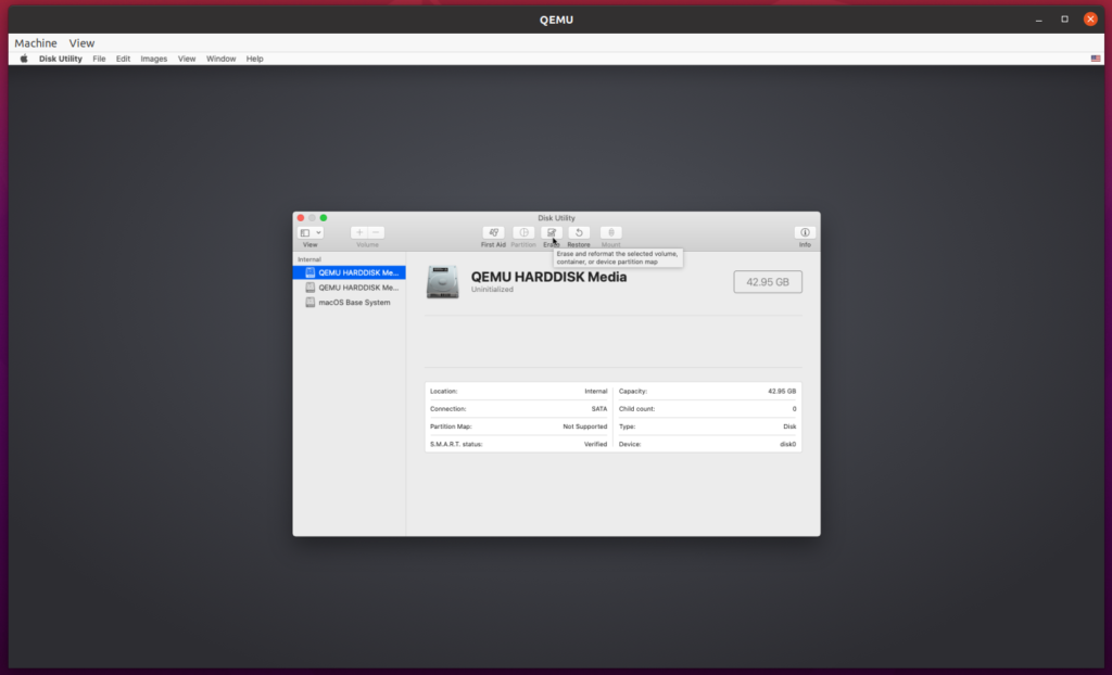installer apple mac os catalina gratuit qemu kvm