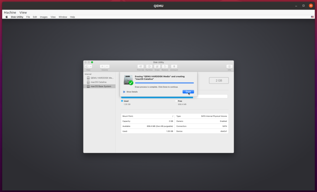 installer apple mac os catalina gratuit qemu kvm